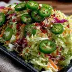 fresh spicy jalapeño lime slaw without mayo - featured image