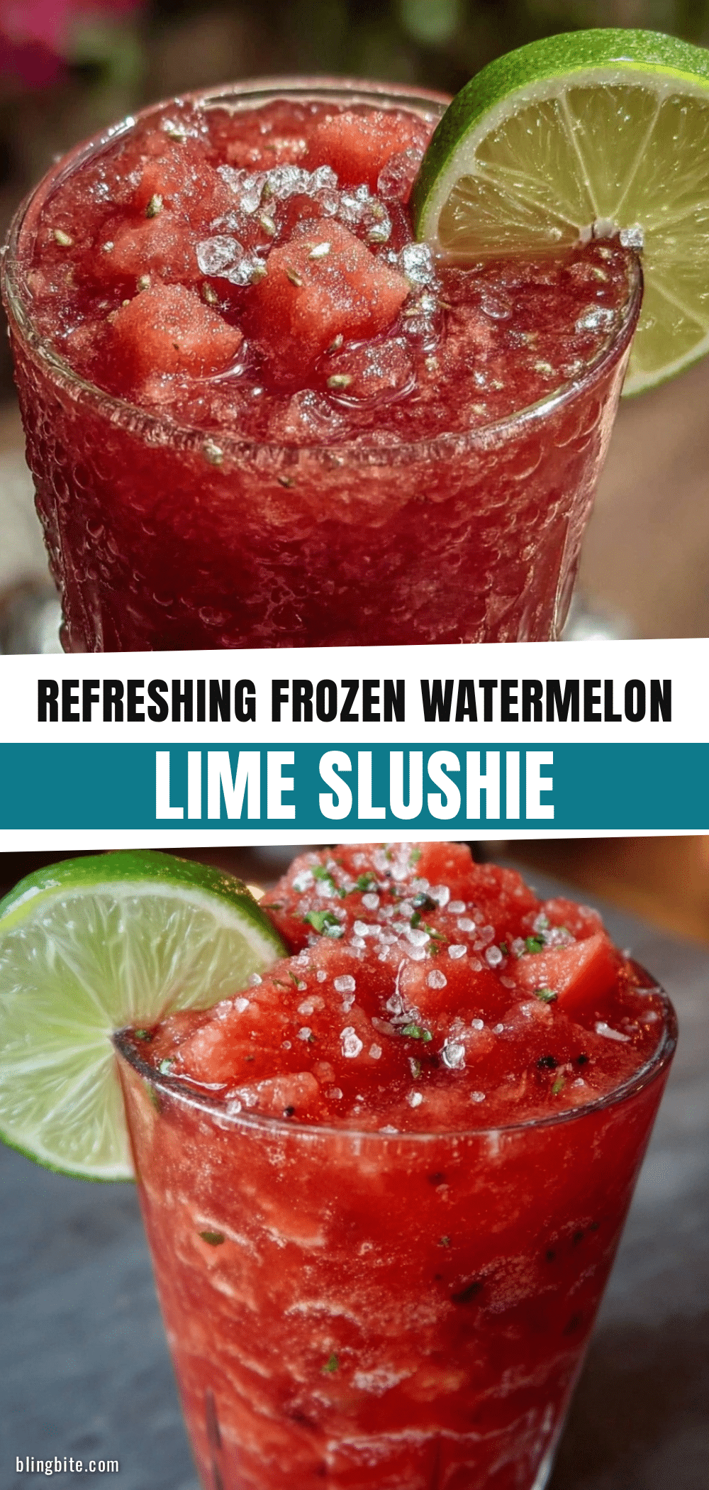 frozen watermelon lime slushie recipe