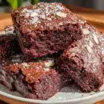 fudgy almond flour gluten-free brownies - featured image