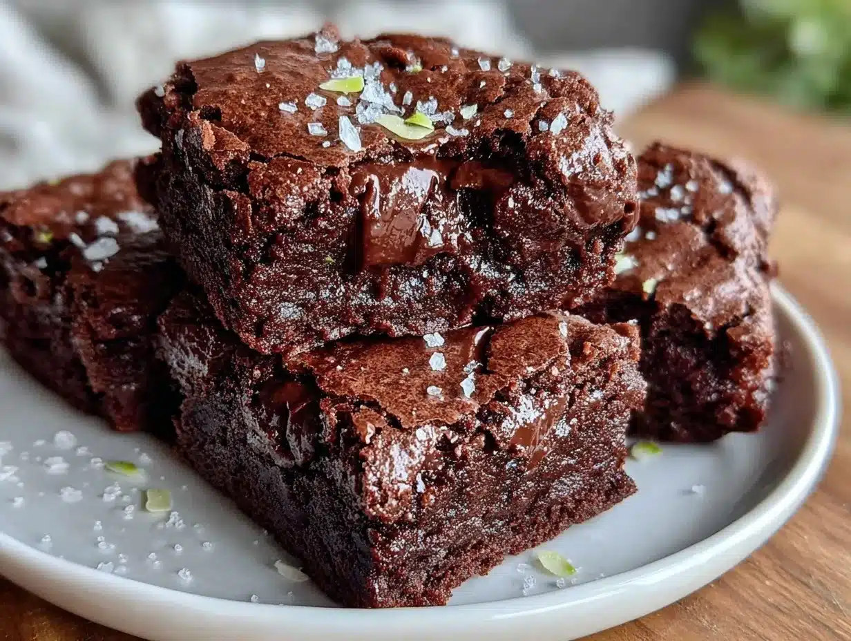 fudgy almond flour gluten-free brownies preparation steps