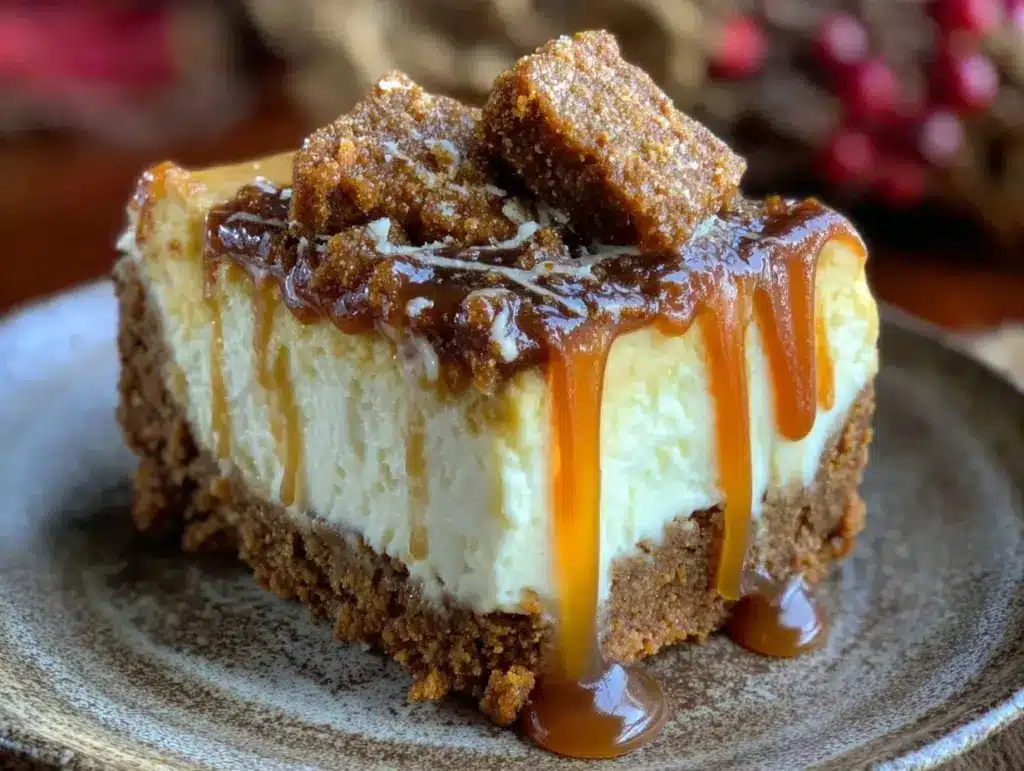 gingerbread cheesecake - featured image