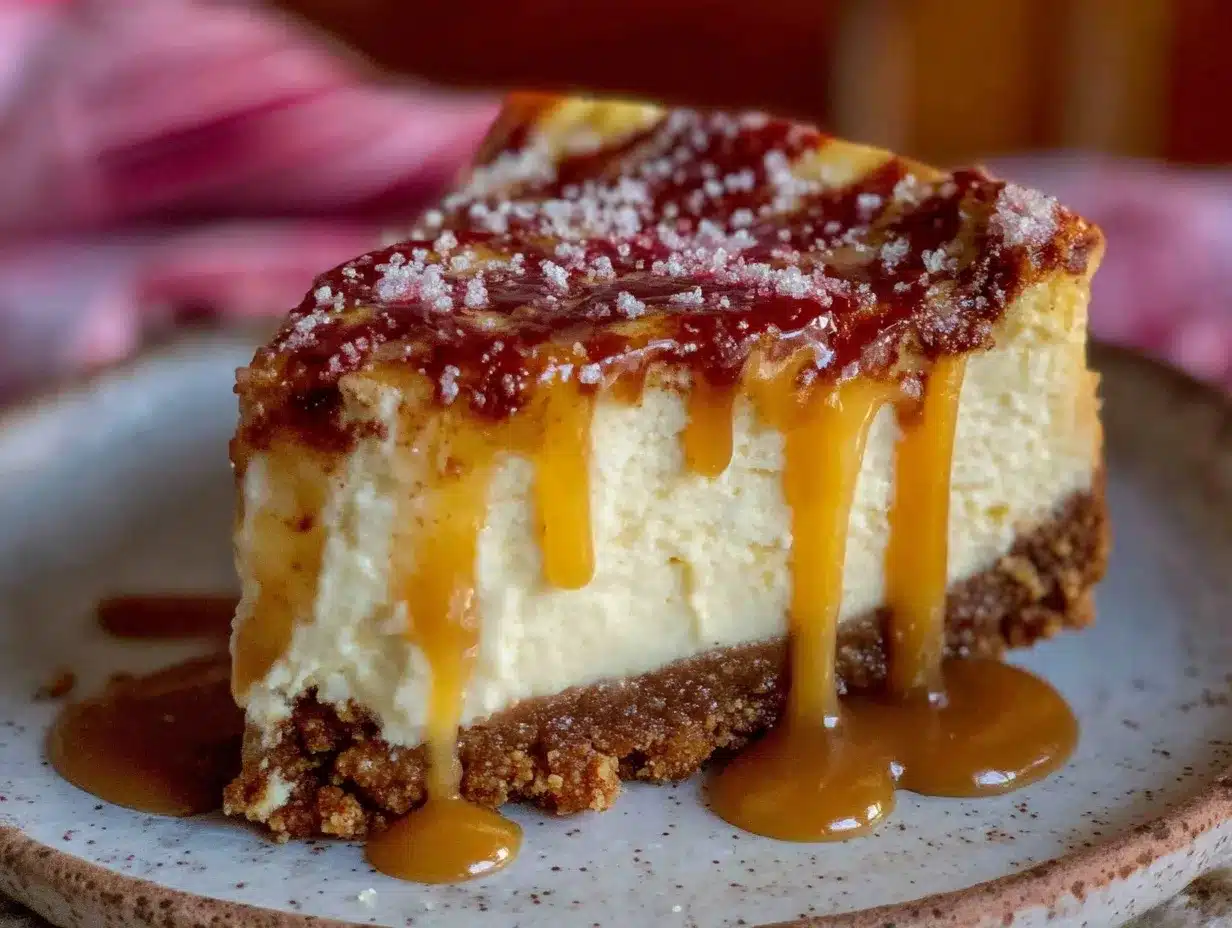 gingerbread cheesecake preparation steps