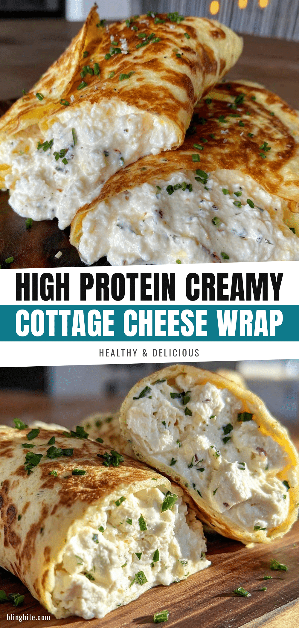 healthy high protein cottage cheese egg white wrap recipe