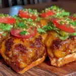 juicy smash burger sliders - featured image