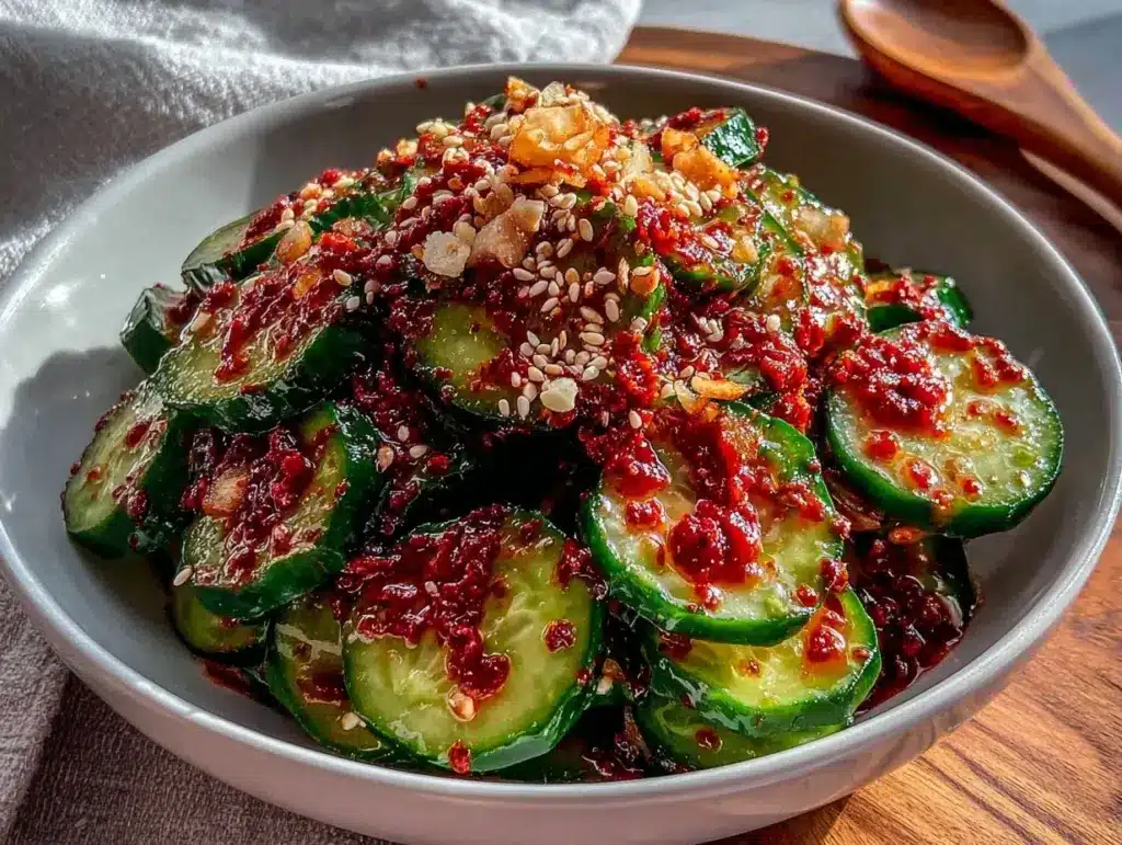 Korean cucumber salad - featured image