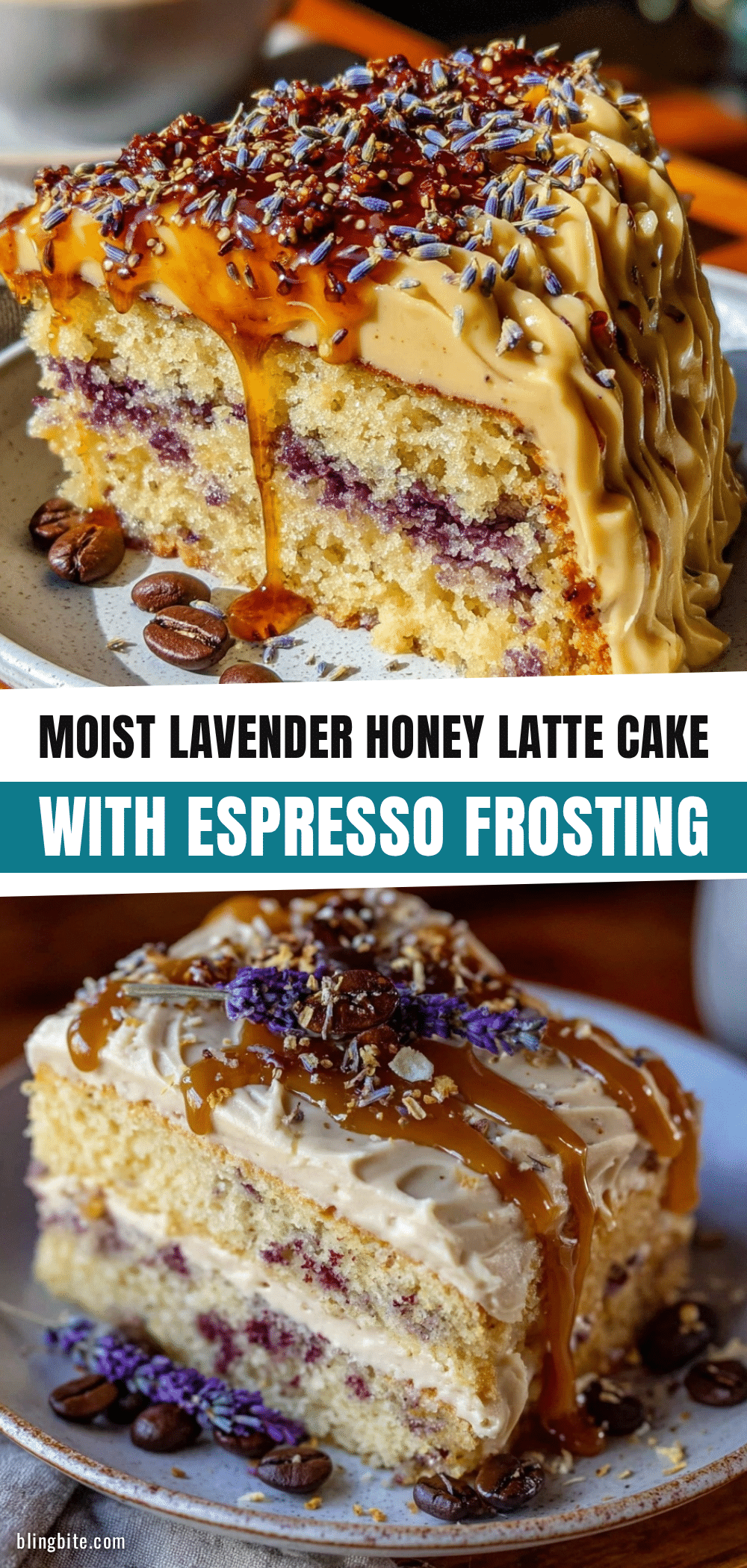 lavender honey latte cake recipe