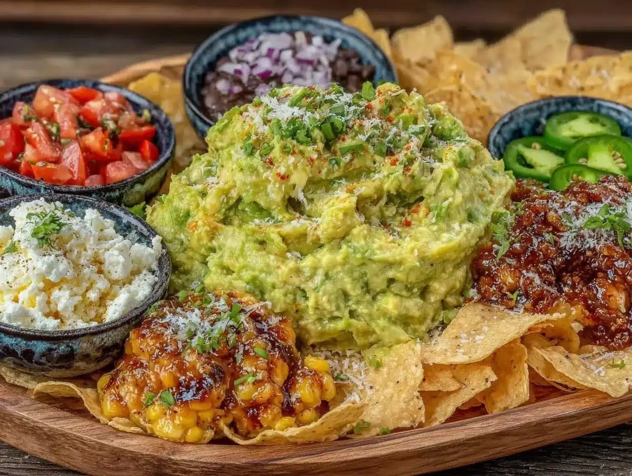 loaded guacamole board preparation steps