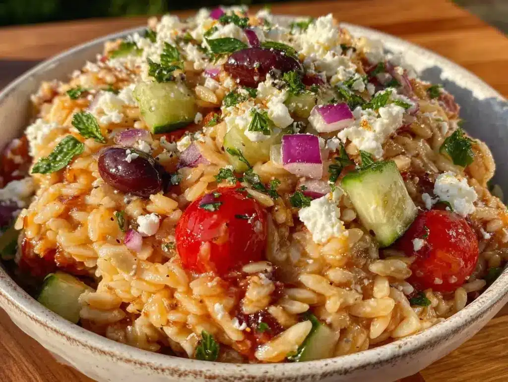 Mediterranean Orzo Salad - featured image