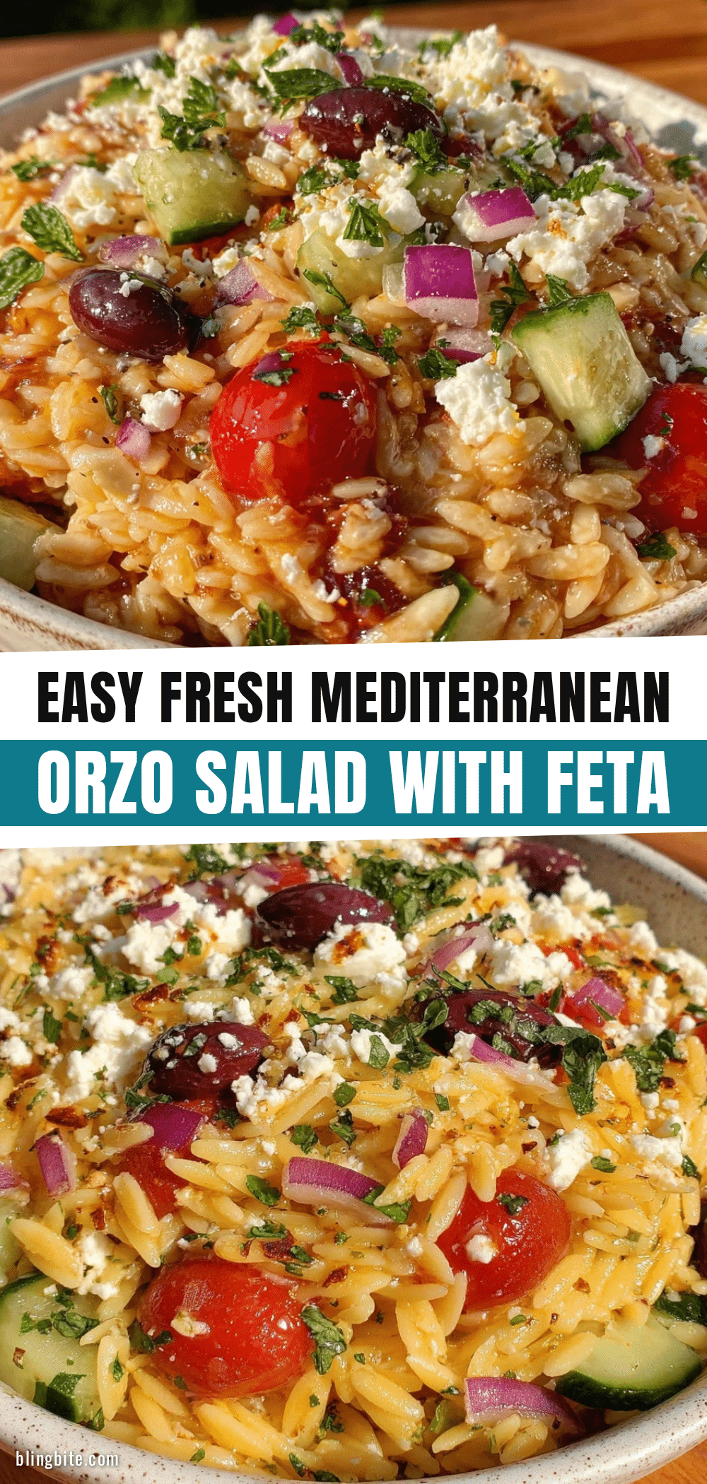 Mediterranean Orzo Salad recipe