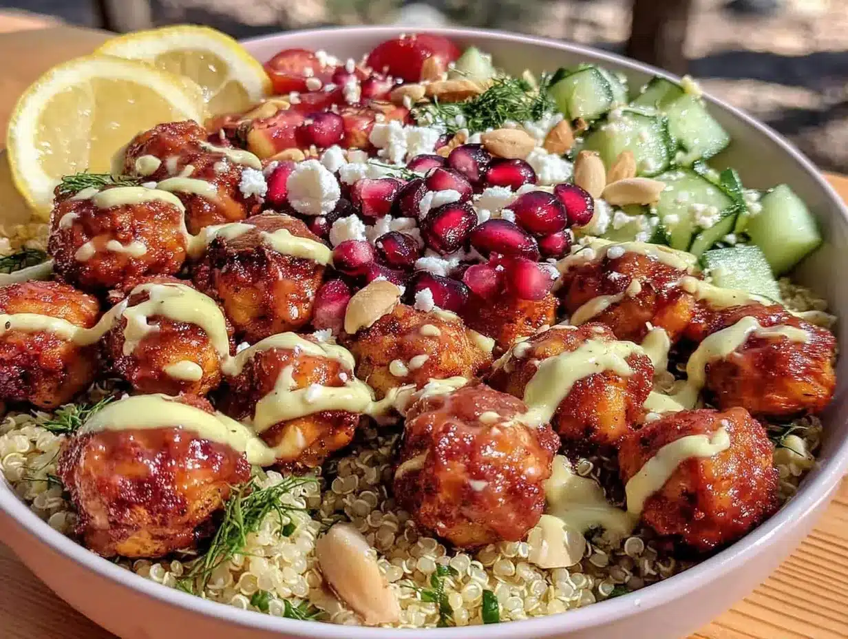 Mediterranean Quinoa Bowl preparation steps