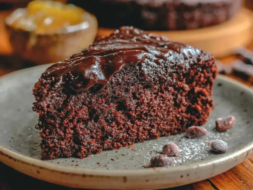 moist one-bowl gluten-free chocolate cake - featured image
