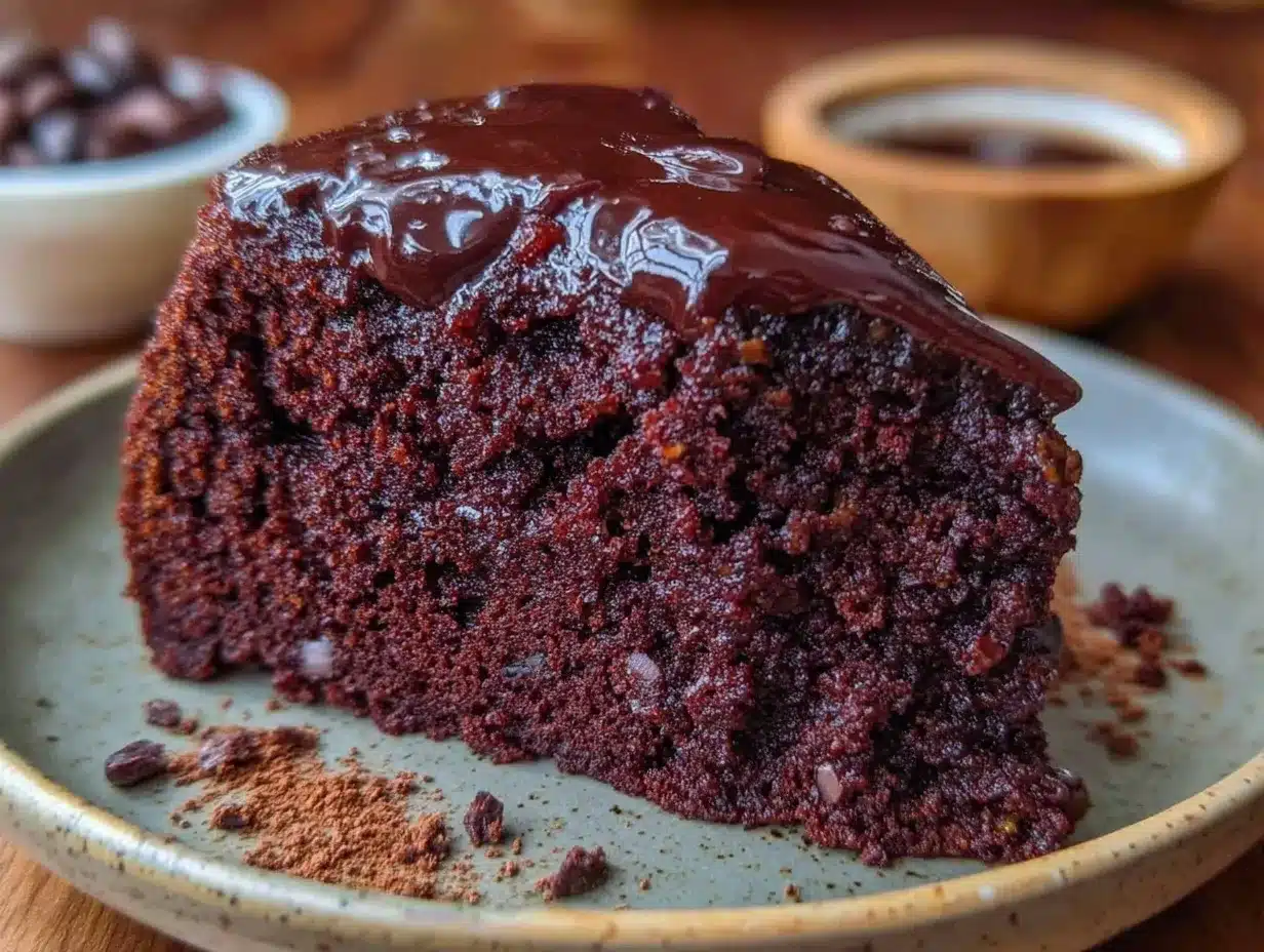 moist one-bowl gluten-free chocolate cake preparation steps