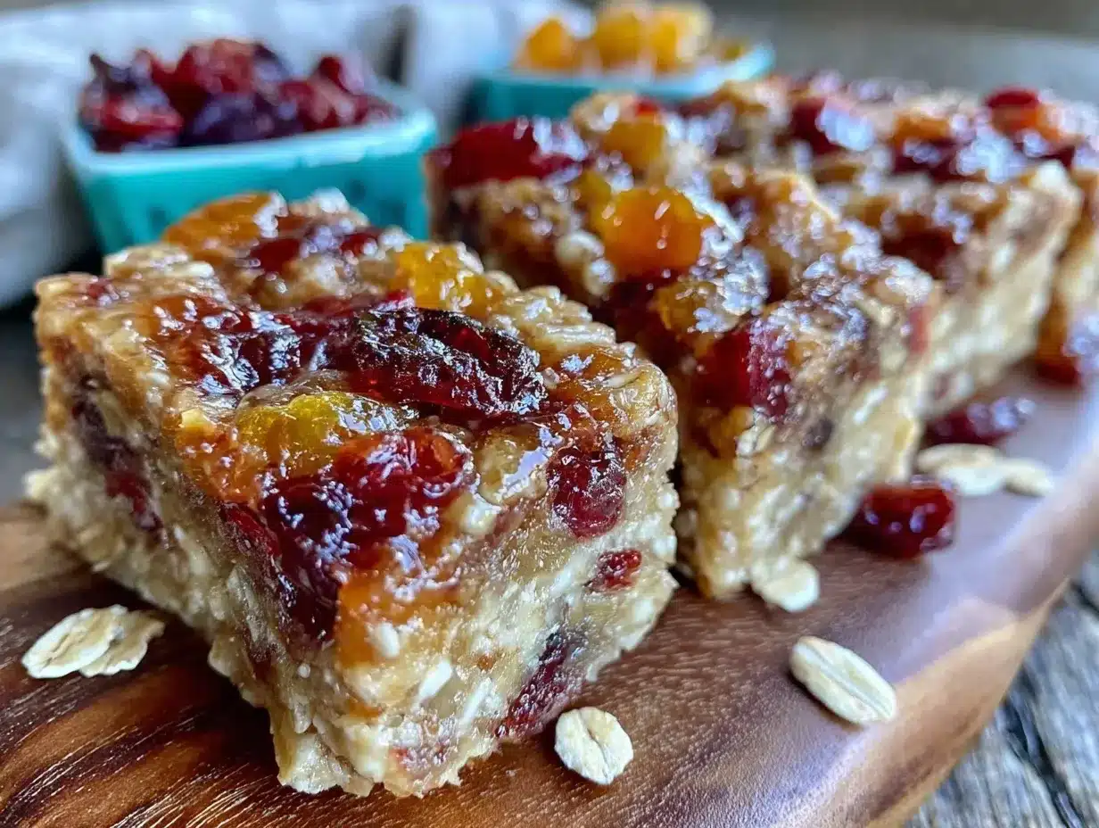 no-bake nut-free granola bars preparation steps