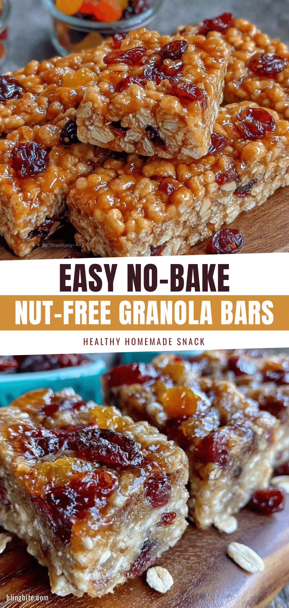 no-bake nut-free granola bars recipe
