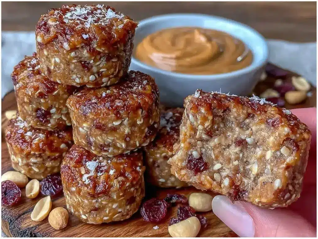 no-bake peanut butter energy bites - featured image