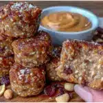 no-bake peanut butter energy bites - featured image
