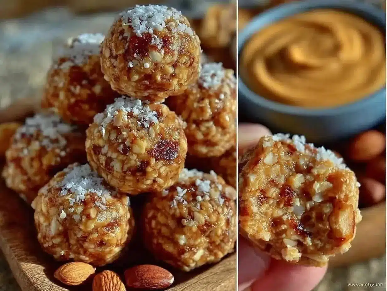 no-bake peanut butter energy bites preparation steps