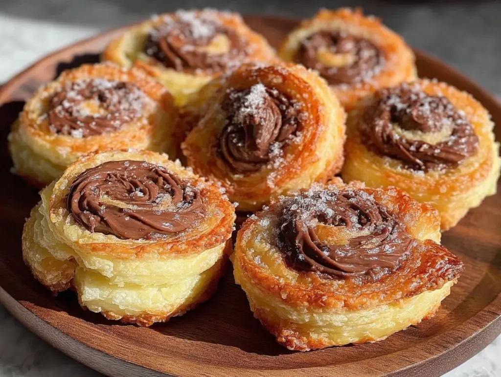 Nutella Puff Pastry Pinwheels - featured image