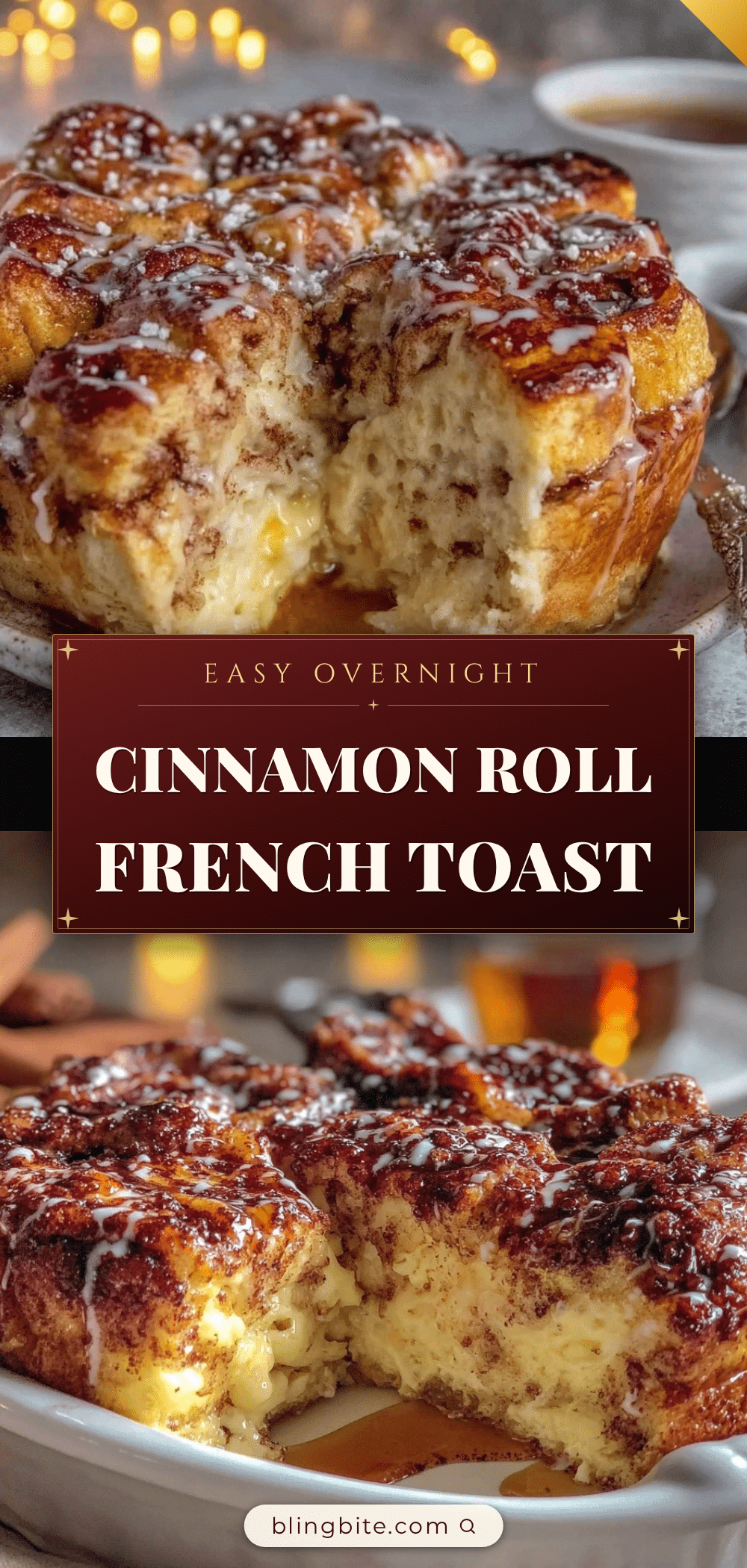 overnight cinnamon roll french toast casserole recipe
