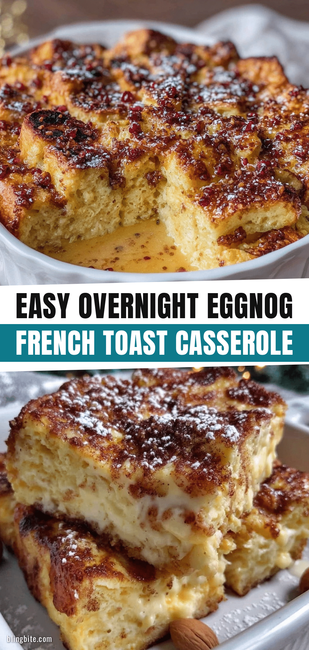 overnight eggnog french toast casserole recipe