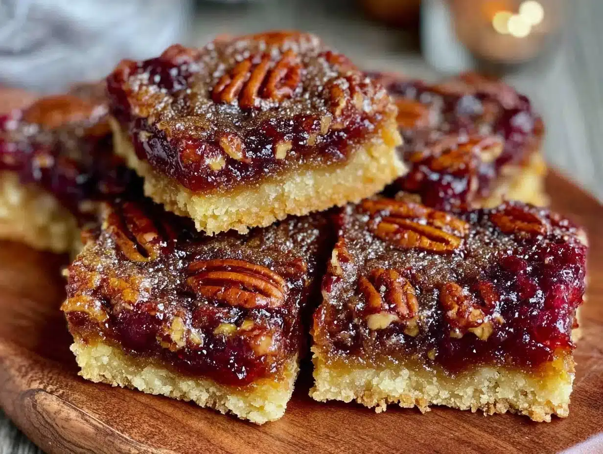pecan pie bars - featured image