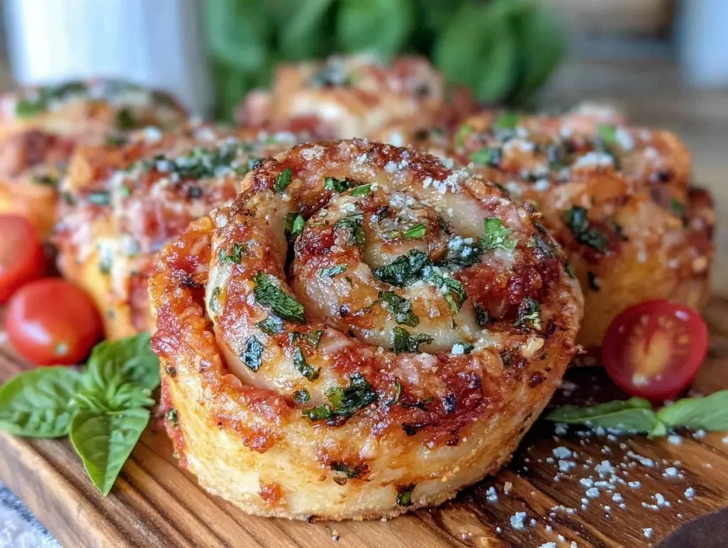 pizza pinwheel lunchbox rolls - featured image