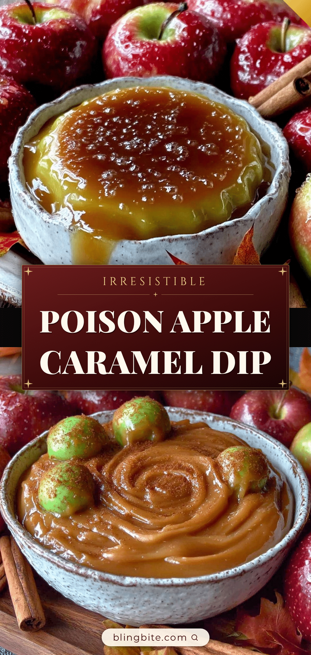 poison apple caramel dip recipe