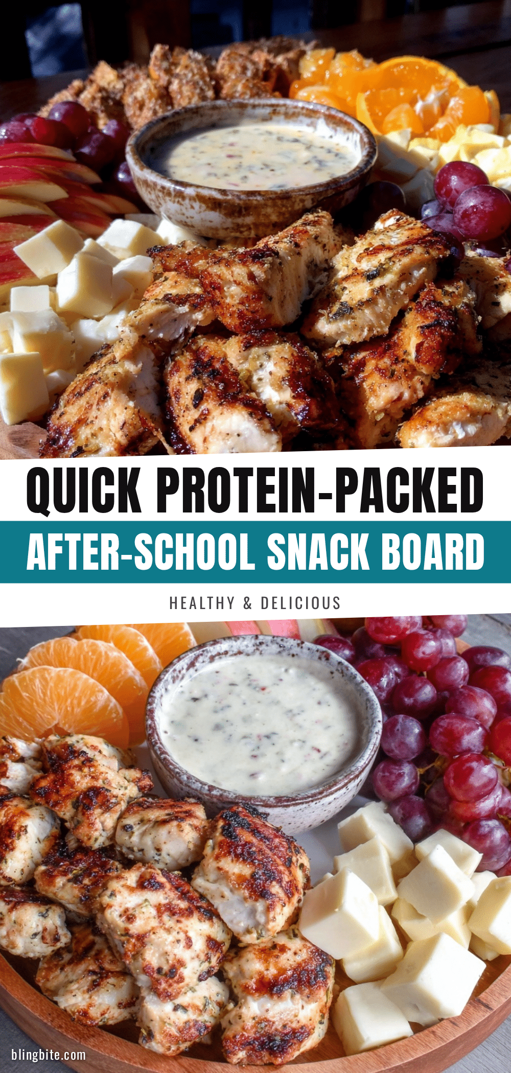 quick protein-packed after-school snack board recipe