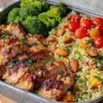 quick protein packed bento box lunch - featured image
