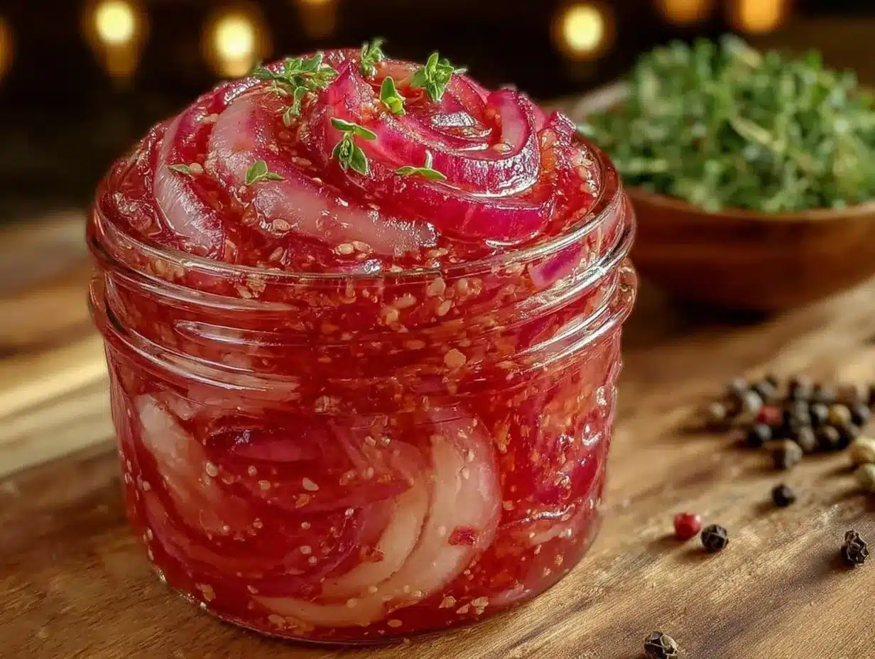 quick tangy pickled red onions preparation steps