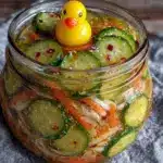 quick tangy refrigerator bread and butter pickles - featured image