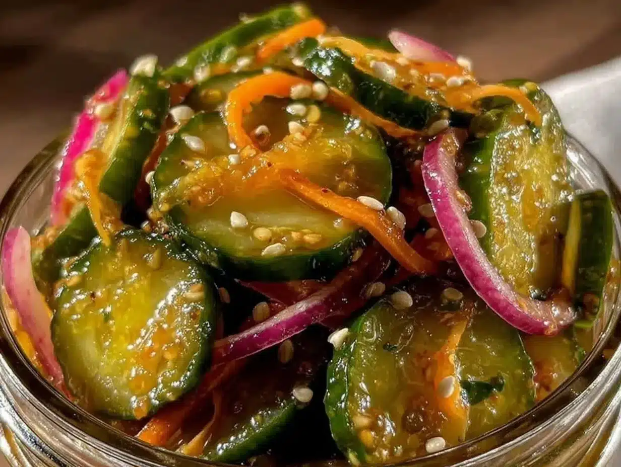 quick tangy refrigerator bread and butter pickles preparation steps