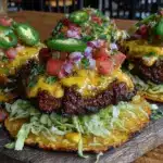 savory smash burger tacos - featured image