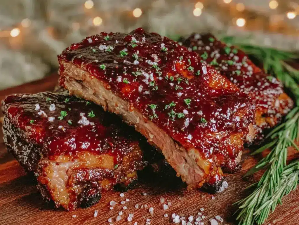 savory smoked baby back ribs - featured image