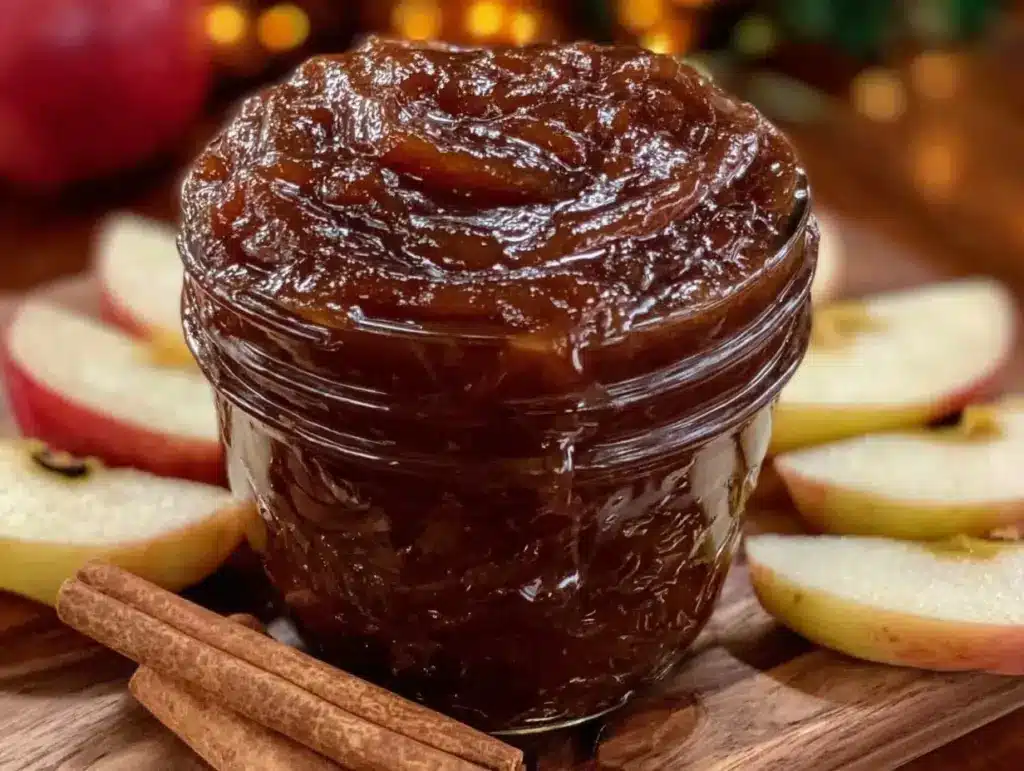 slow cooker apple butter - featured image