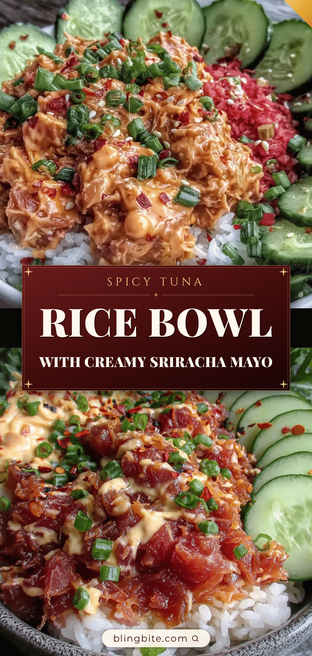 spicy tuna rice bowl recipe