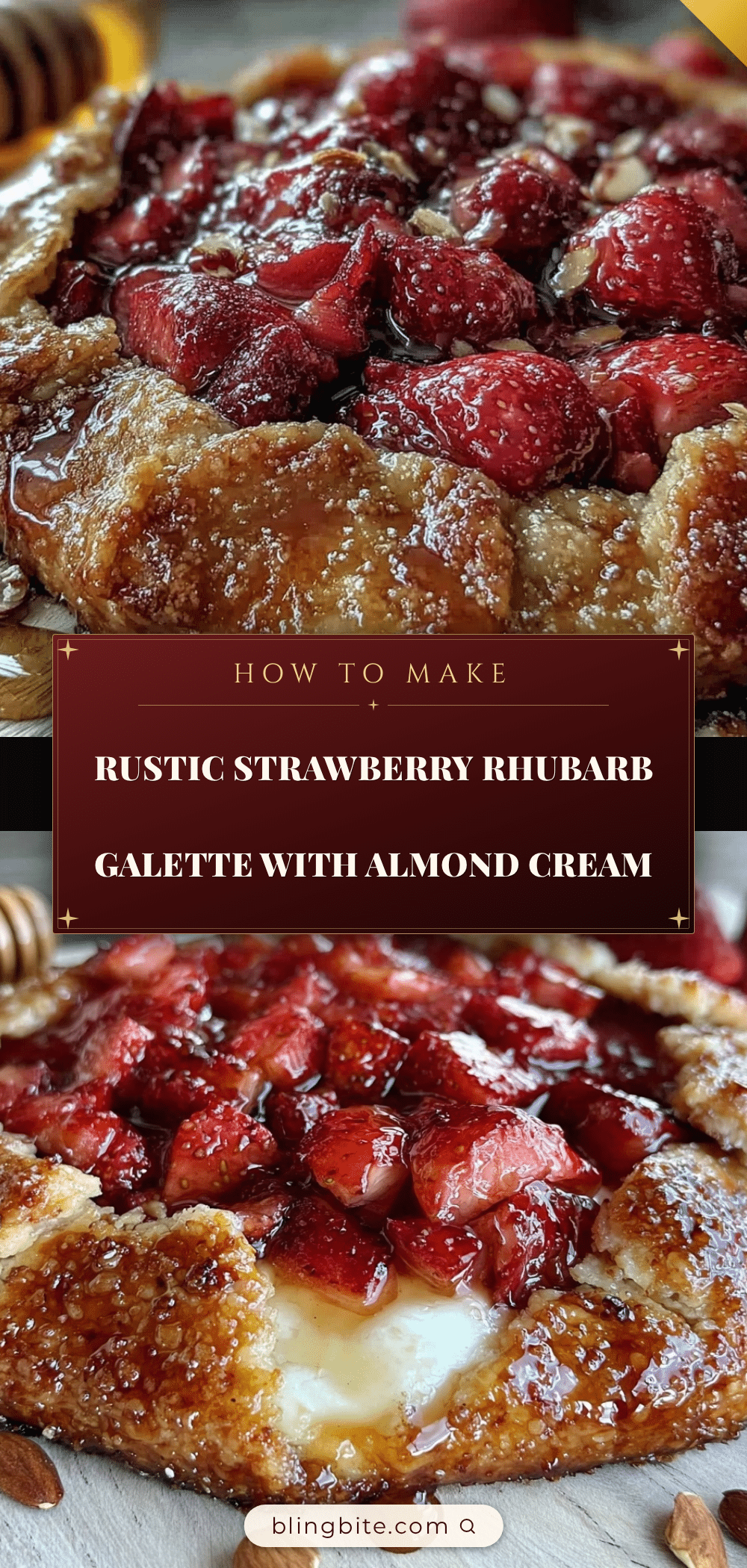strawberry rhubarb galette recipe