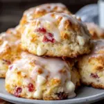 tender rhubarb scones - featured image