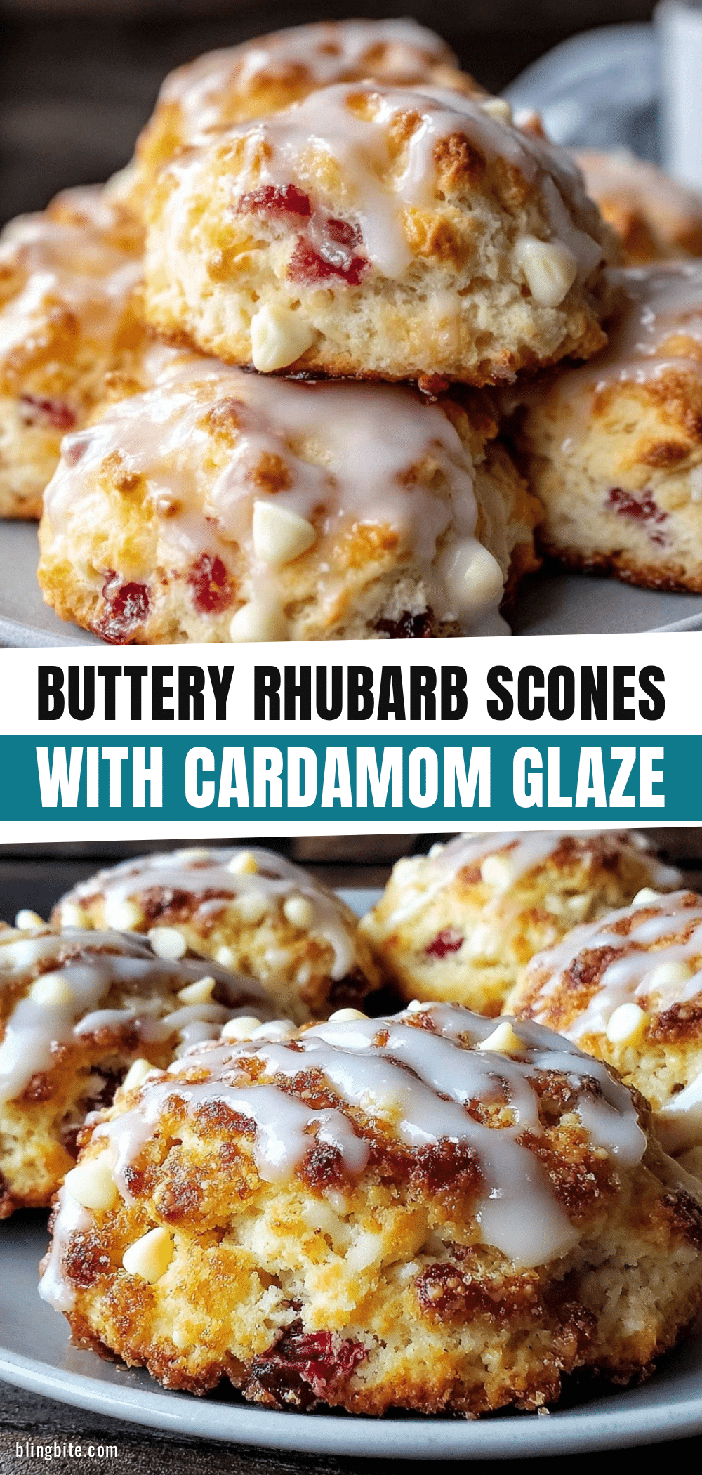 tender rhubarb scones recipe