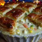 thanksgiving leftover turkey pot pie - featured image