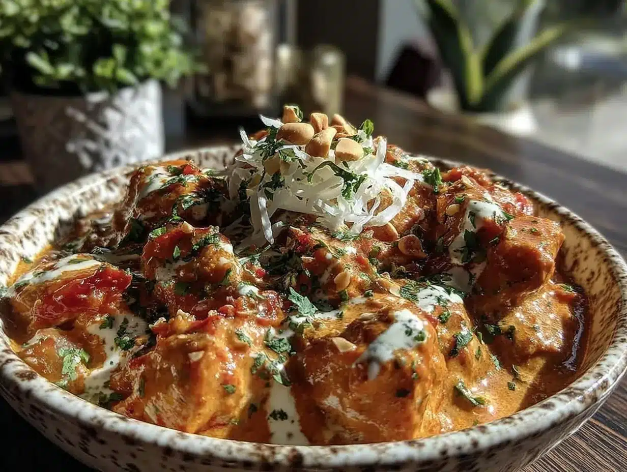vegan butter chicken preparation steps
