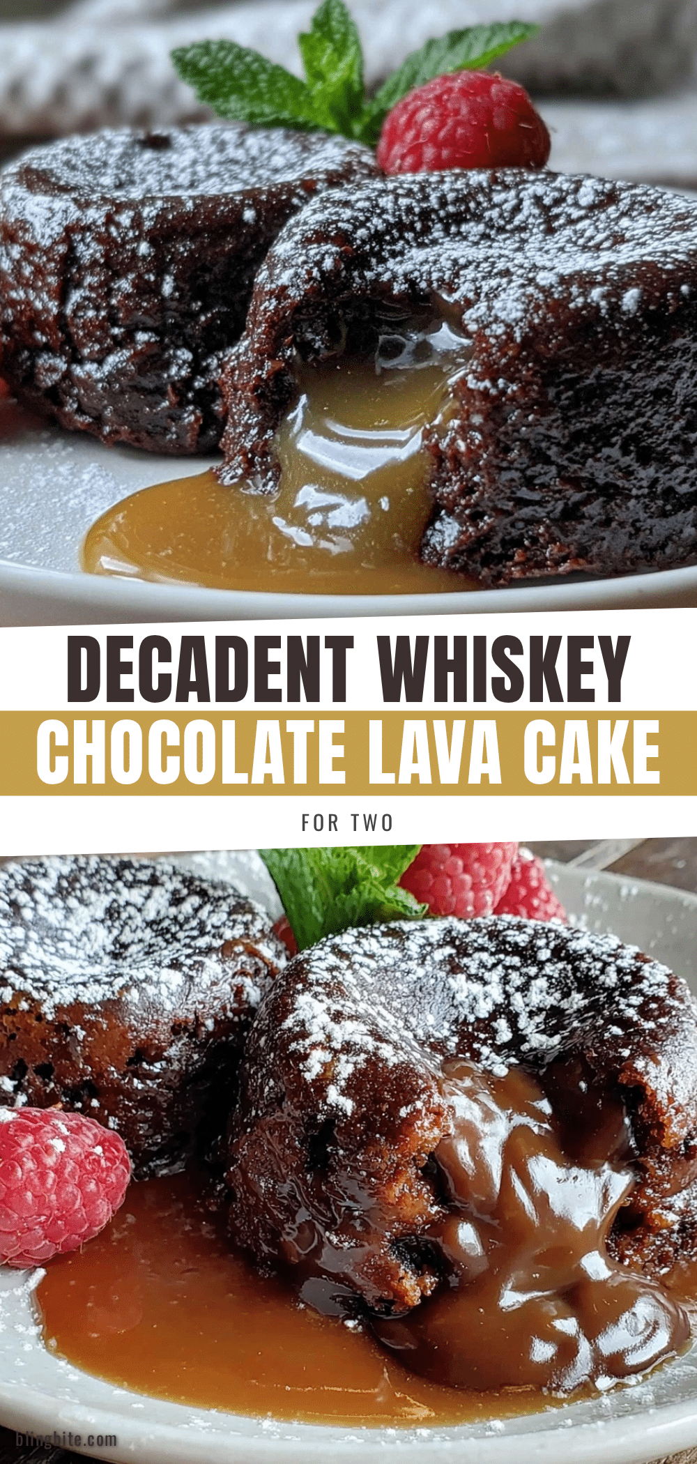 whiskey chocolate lava cake recipe