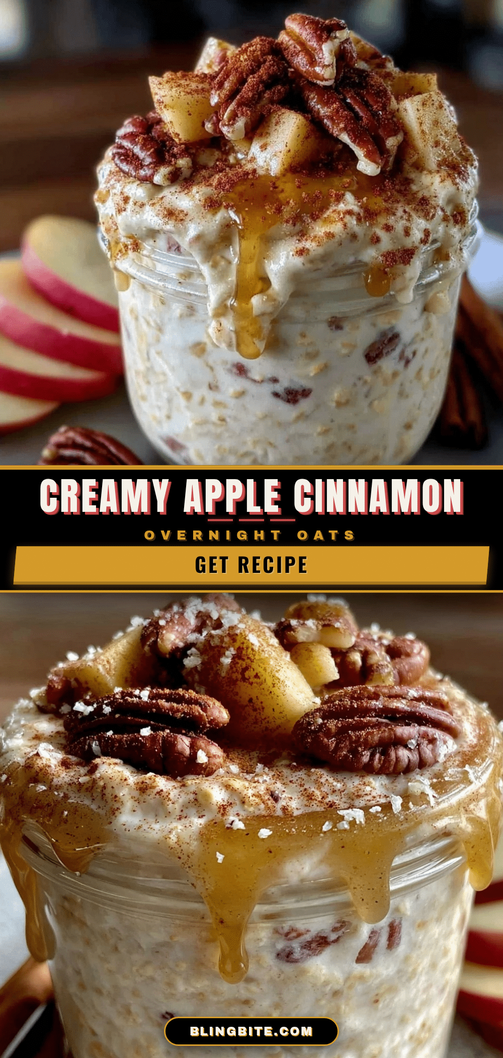 apple cinnamon overnight oats recipe