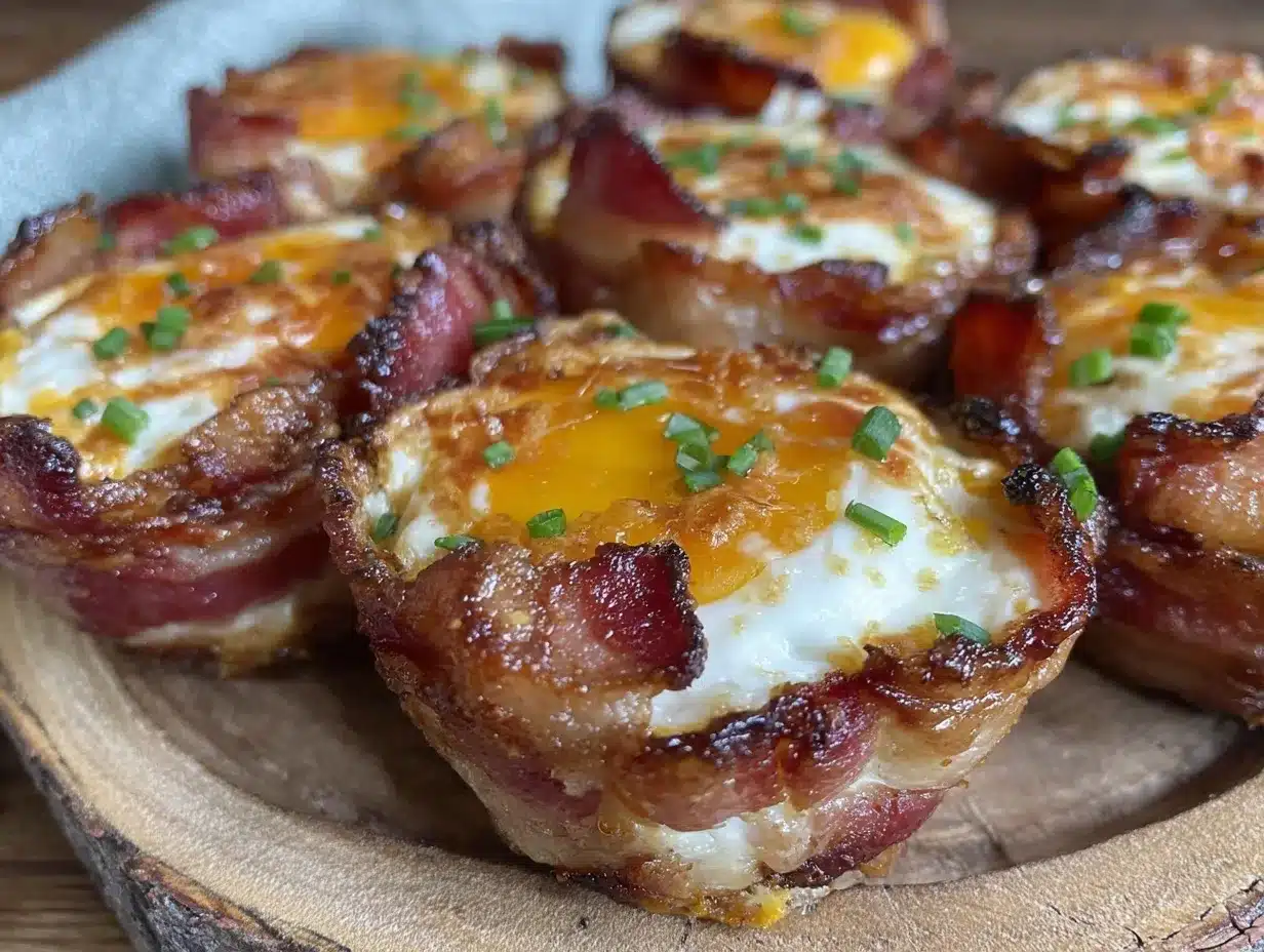 bacon wrapped egg cups preparation steps