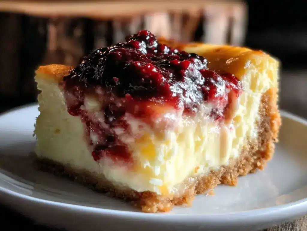 black raspberry white chocolate cheesecake swirl - featured image