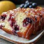 blueberry lemon pound cake - featured image