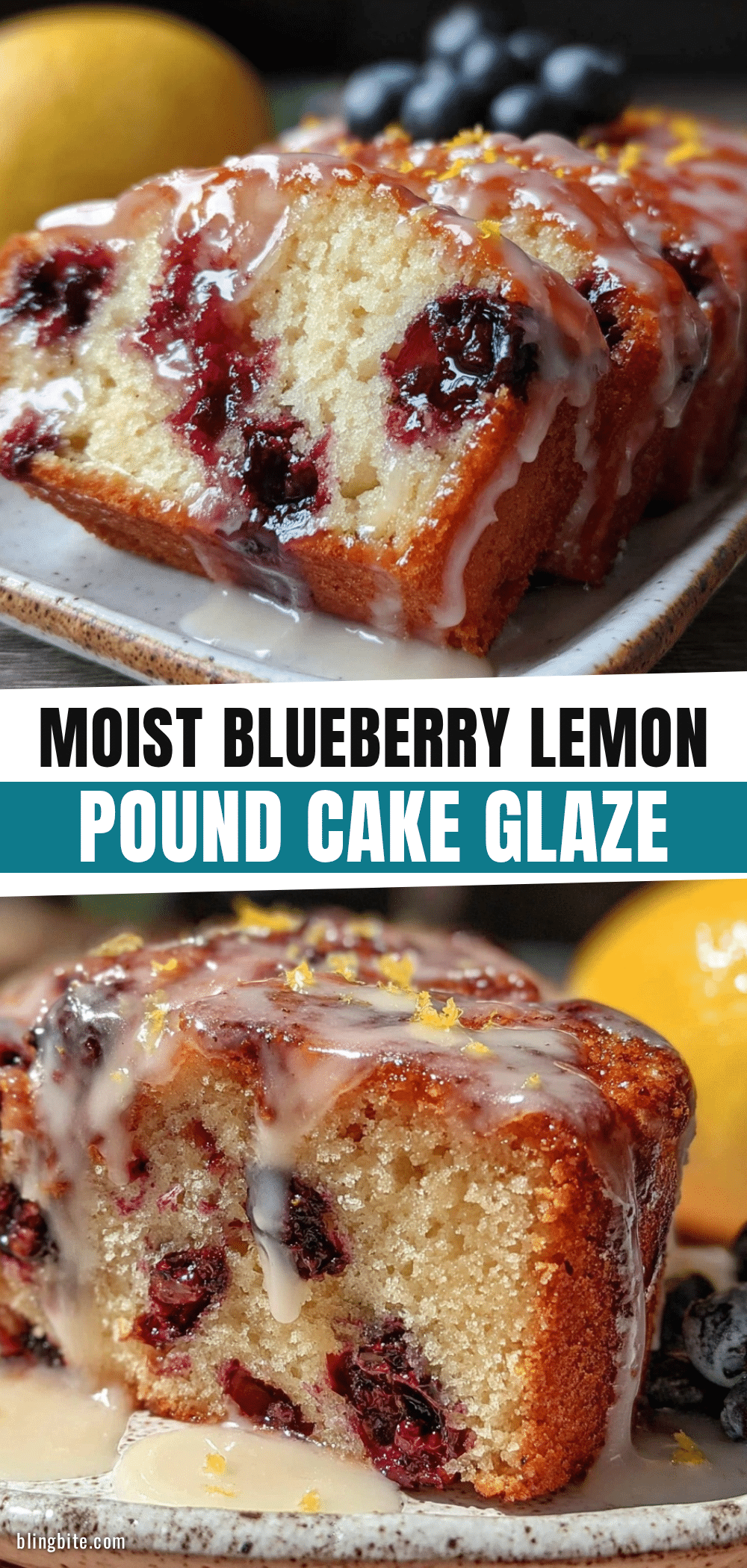 blueberry lemon pound cake recipe