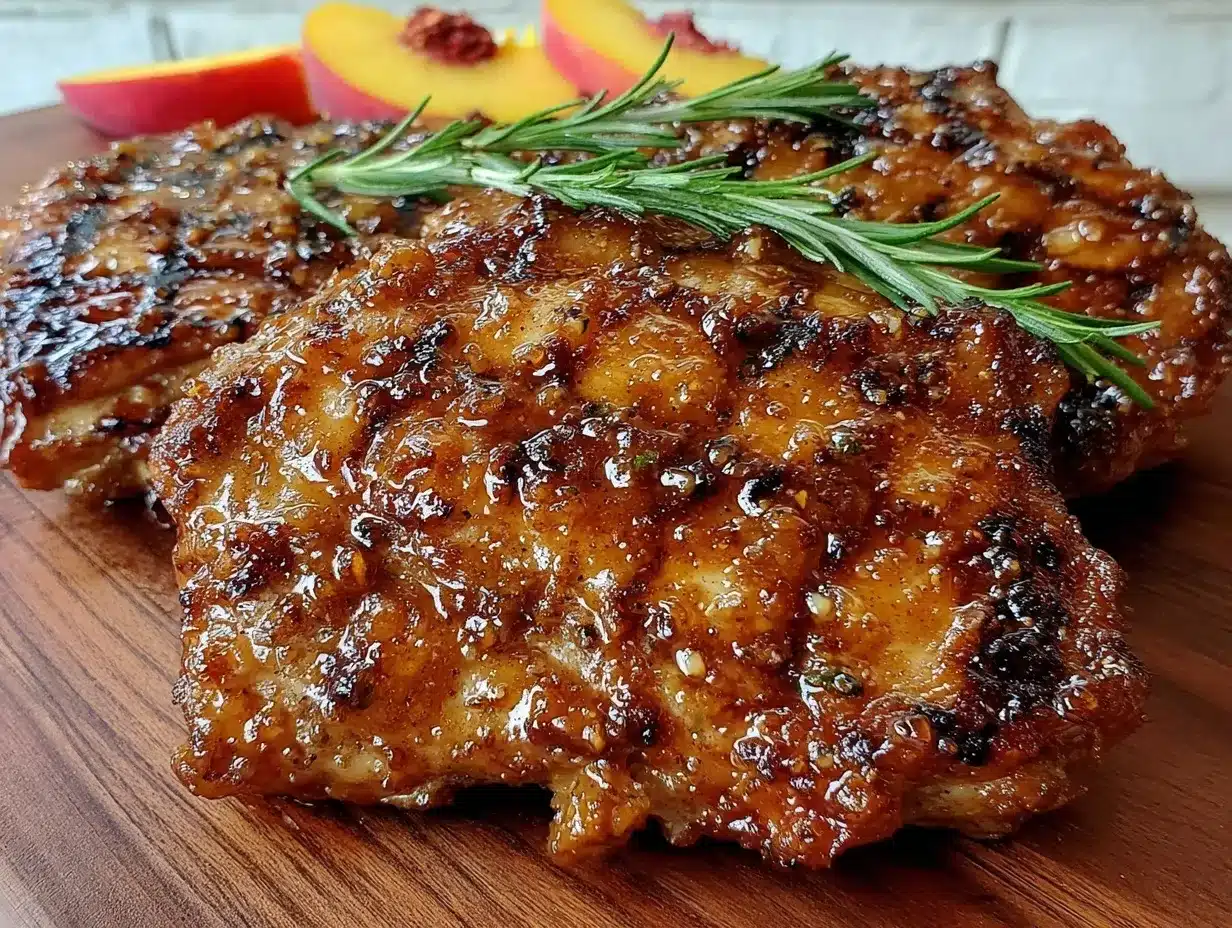 bourbon peach bbq sauce preparation steps
