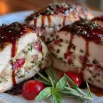 Caprese stuffed chicken breast - featured image