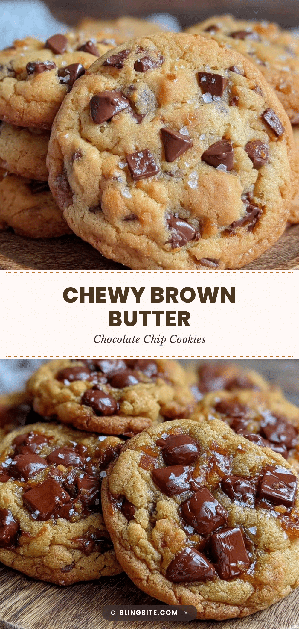 chewy brown butter chocolate chip cookies recipe